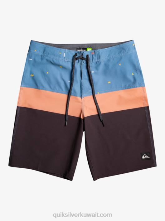 لوح حرير الأمواج 20 شورت Quiksilver رجال 68001458 المقاطعات الزرقاء