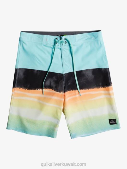 لوح حرير الأمواج 20 شورت Quiksilver رجال 68001463 الملاك الأزرق
