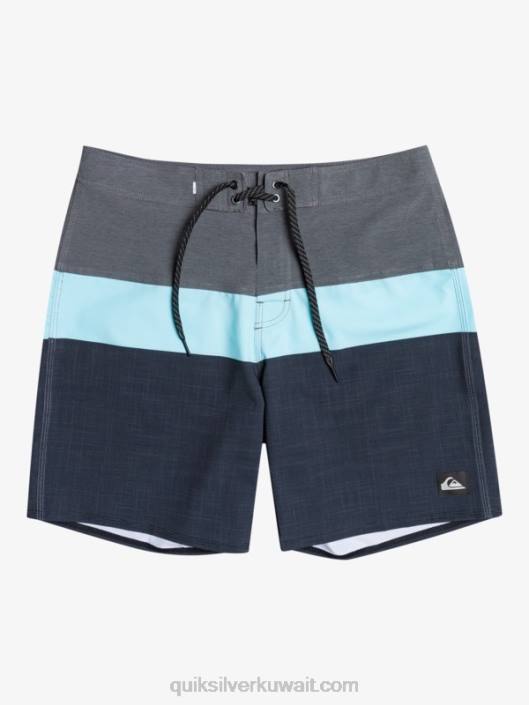 لوح حرير الأمواج 20 شورت Quiksilver رجال 68001464 أسود