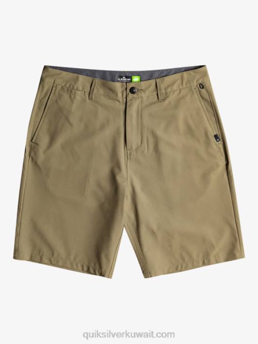 برمائيات اتحاد المحيط 20 شورت الهجين Quiksilver رجال 6800150 ورق العنب