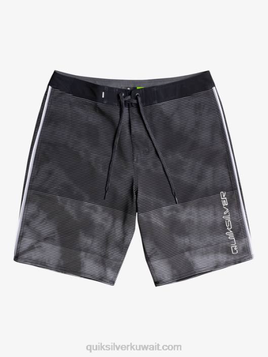 سروال طويل من قماش حريري كبير الحجم 20 Quiksilver رجال 68001593 أسود
