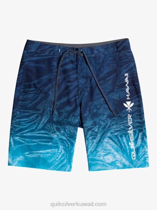 20 شورت متزلج على الماء من هاواي Quiksilver رجال 68001609 شارة زرقاء