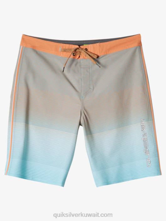 سروال طويل من قماش حريري كبير الحجم 20 Quiksilver رجال 6800333 النقش الأزرق