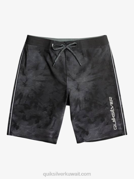 سروال طويل من قماش حريري كبير الحجم 20 Quiksilver رجال 6800335 أسود