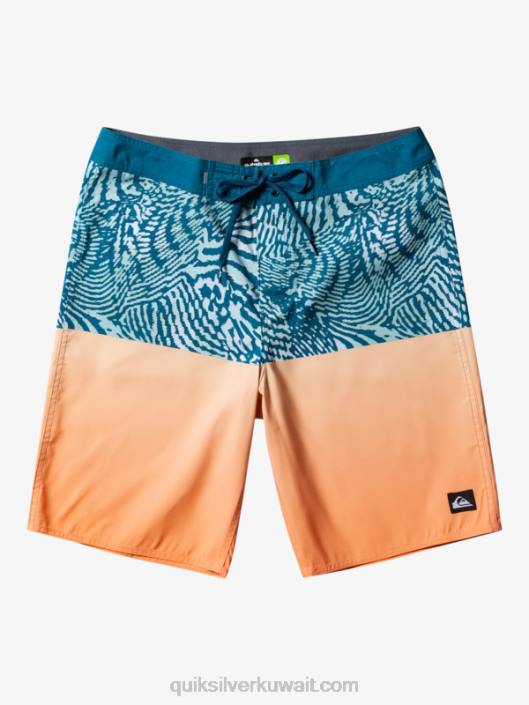 كل يوم مقسمة 20 شورت Quiksilver رجال 6800668 الأزرق المغربي