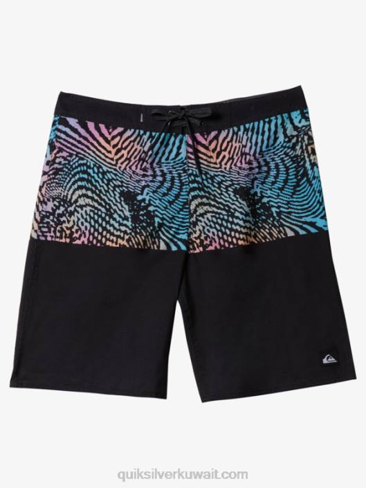 كل يوم مقسمة 20 شورت Quiksilver رجال 6800669 أسود