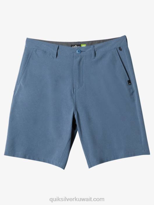 شورت يونيون هيذر 20 برمائي Quiksilver رجال 680070 بحر بيرينغ