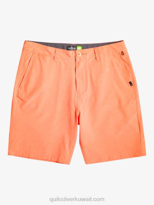 شورت يونيون هيذر 20 برمائي Quiksilver رجال 680071 سمك السلمون الطازج