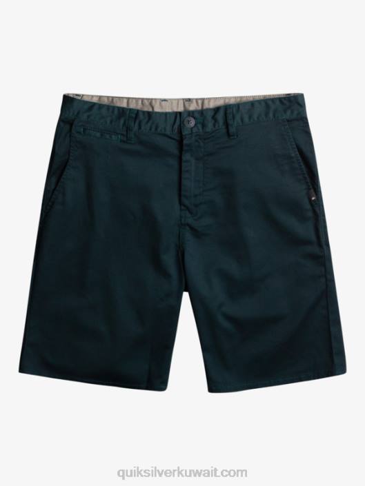 شورت تشينو 20 ممدد يومي من يونيون Quiksilver رجال 6800857 بليزر كحلي