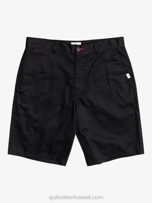 شورت تشينو كريست 21 Quiksilver رجال 68001274 أسود