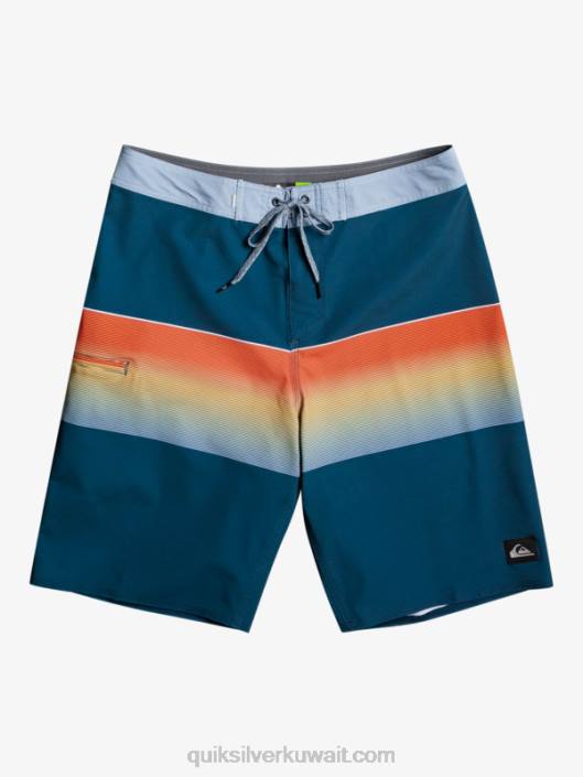 لوح من الحرير المطلي 21 شورت Quiksilver رجال 68001411 خزف أزرق
