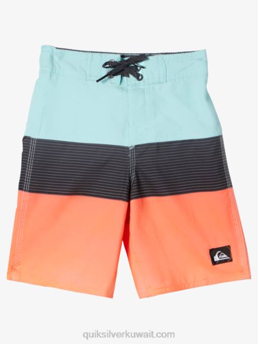 2-7 شورت كل يوم 14 لوح Quiksilver أولاد 68001895 الملاك الأزرق