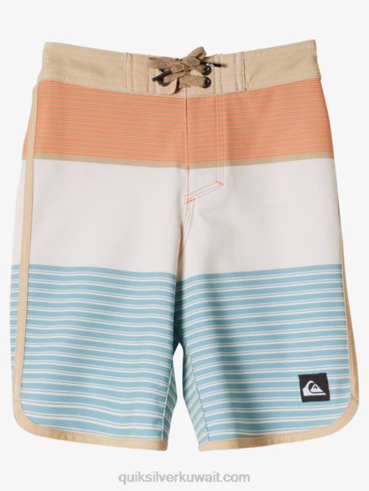 2-7 شورت تيجوانا من حرير الأمواج 14 لوح Quiksilver أولاد 68001924 البتولا