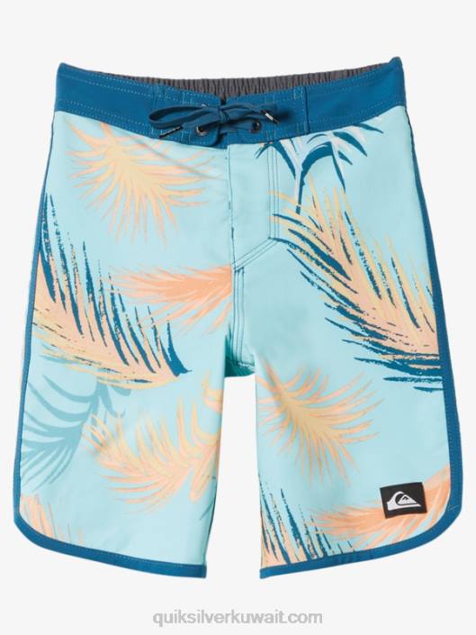2-7 سكالوب سكالوب 14 شورت Quiksilver أولاد 68002038 الأزرق المغربي