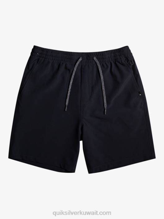 2-7 شورت محيطي مرن من 14 برمائي Quiksilver أولاد 68002055 أسود