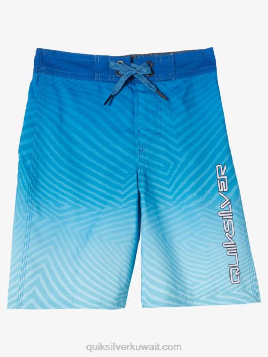 2-7 شورت تتلاشى كل يوم 14 لوح Quiksilver أولاد 68002175 اشنركل الأزرق
