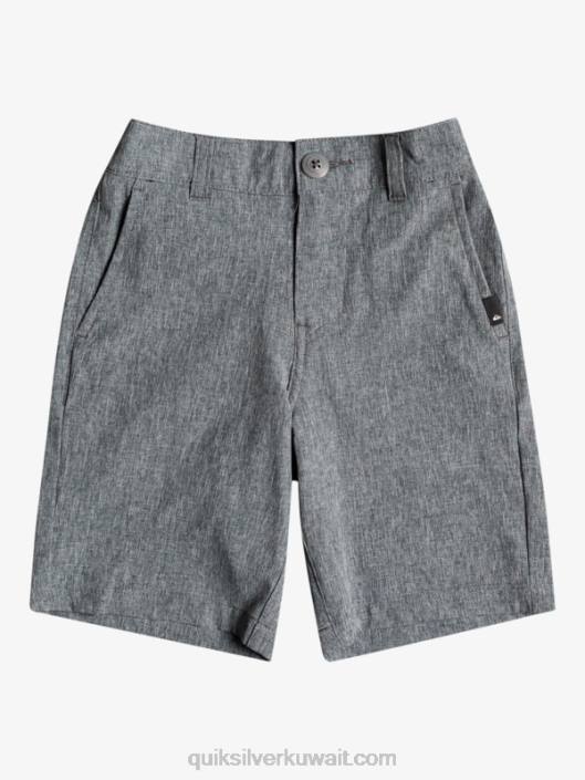 2-7 يونيون هيذر البرمائيات 14 شورت هجين Quiksilver أولاد 68002333 أسود