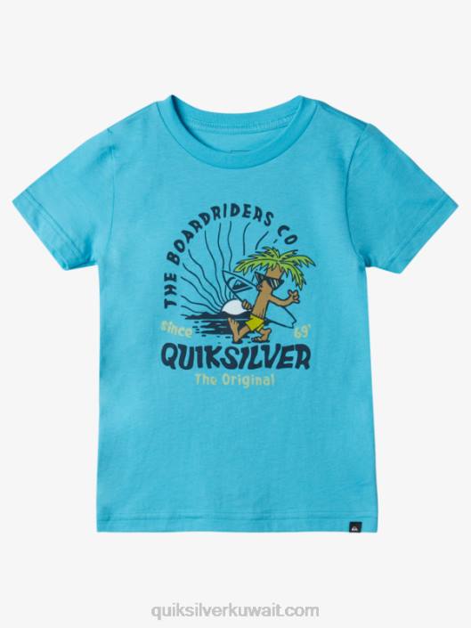 2-7 تي شيرت مايند سلمي Quiksilver أولاد 68001938 النهر الأزرق