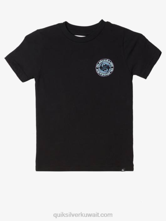 2-7 تي شيرت حكايات مالحة Quiksilver أولاد 68001952 أسود