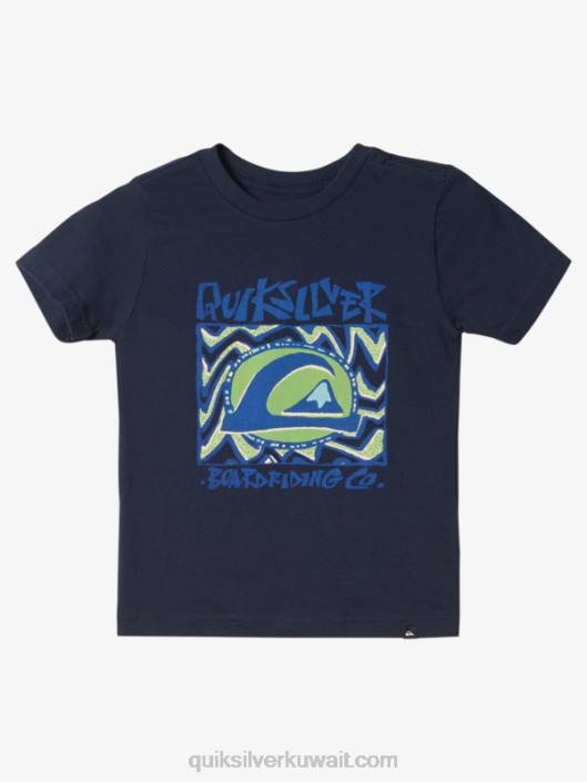2-7 تي شيرت شمس منتصف الليل Quiksilver أولاد 68001963 بليزر كحلي