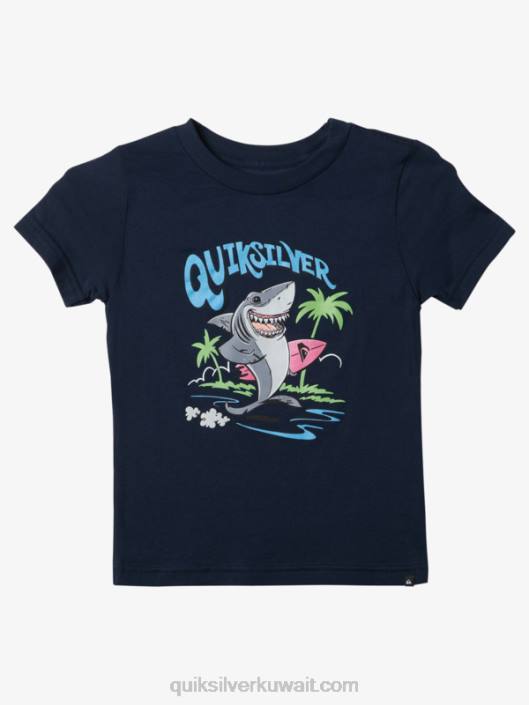 2-7 تي شيرت مغسول Quiksilver أولاد 68001969 بليزر كحلي