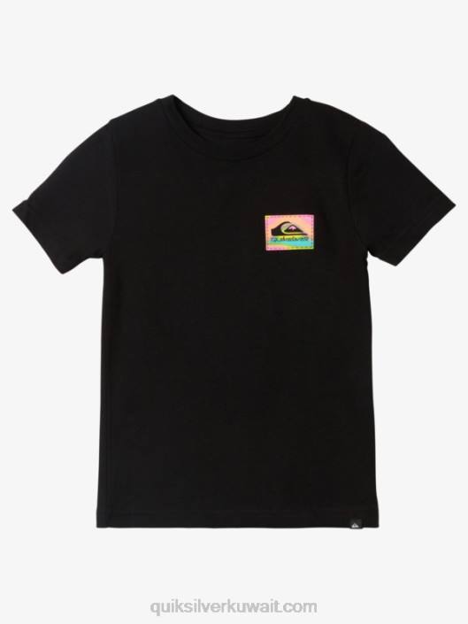 2-7 لون تي شيرت Quiksilver أولاد 68002095 أسود