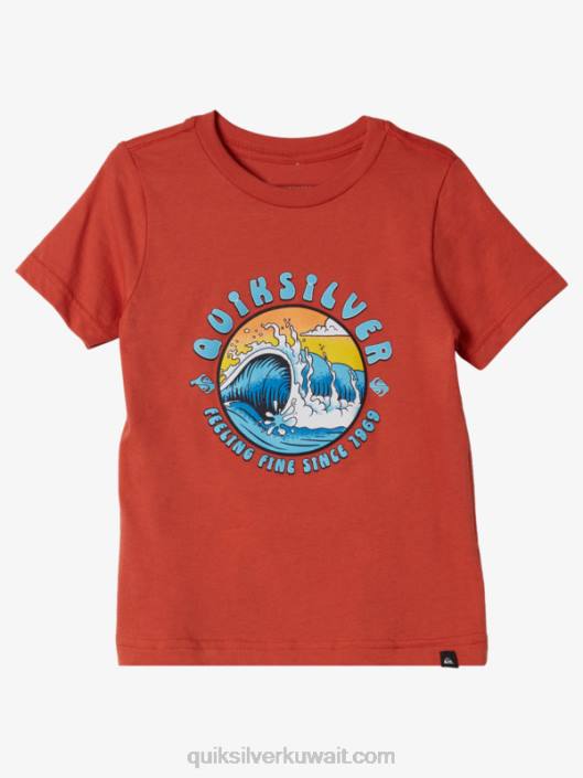 2-7 تي شيرت نفق خفيف Quiksilver أولاد 68002128 مكة برتقال
