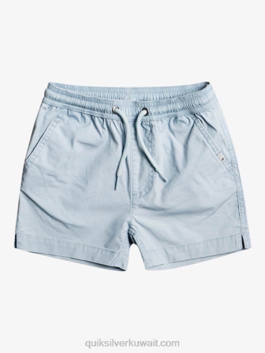 2-7 تايجر شورت مطاطي Quiksilver أولاد 68002215 أزرق سماوي