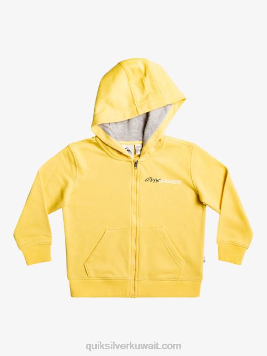 2-7 ريترو المخاطر هوديي بسحاب Quiksilver أولاد 68002235 آنف العجل