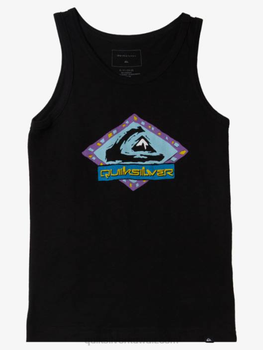 2-7 تي شيرت دبابة غير تقليدي Quiksilver أولاد 68002263 أسود