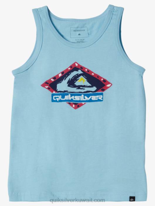 2-7 تي شيرت دبابة غير تقليدي Quiksilver أولاد 68002264 السماء الزرقاء