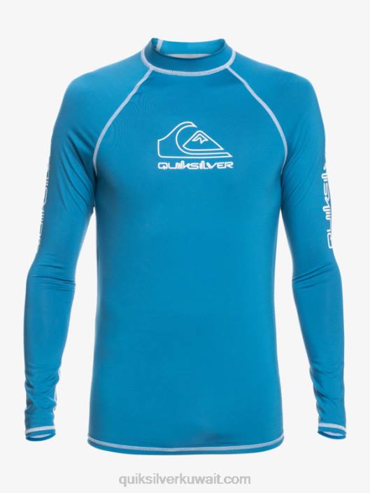 2-7 في جولة طويلة الأكمام upf 50 rashguard Quiksilver أولاد 68002222 فالارتا الأزرق