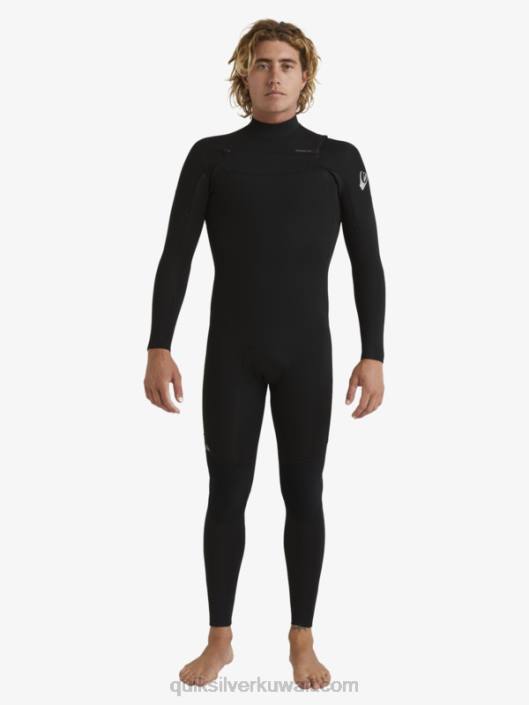 3/2 جلسات يومية بذلة سحاب على الصدر Quiksilver رجال 68001280 أسود