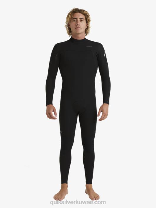 3/2 جلسات يومية بذلة سحاب خلفي Quiksilver رجال 6800928 أسود
