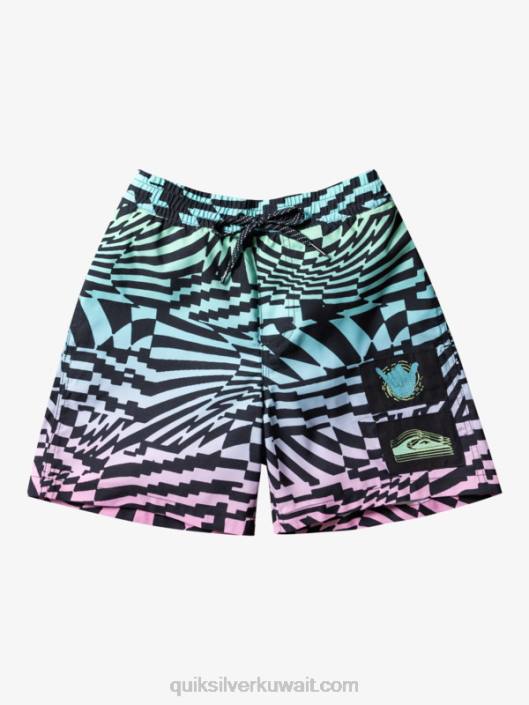 8-16 راديكالي 14 وابل Quiksilver أولاد 68001988 أسود