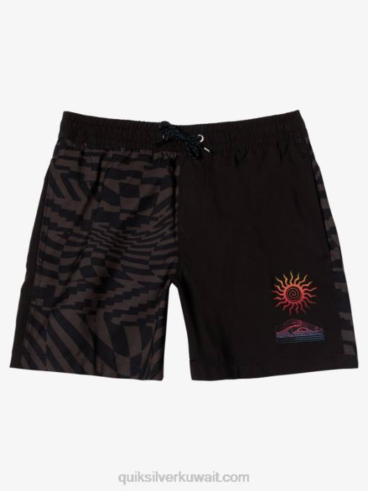 8-16 راديكالي 14 وابل Quiksilver أولاد 68001989 أسود