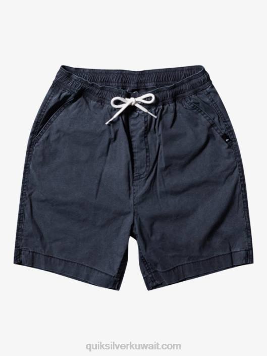 8-16 تاكر 15 شورت خصر مرن Quiksilver أولاد 68002079 أسود