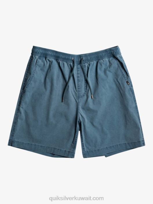 8-16 تاكر 15 شورت خصر مرن Quiksilver أولاد 68002081 منتصف الليل البحرية