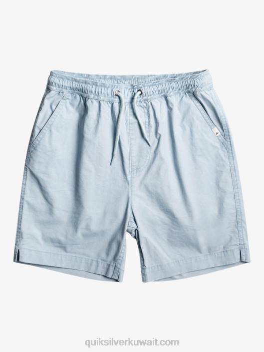8-16 تاكر 15 شورت خصر مرن Quiksilver أولاد 68002082 أزرق سماوي
