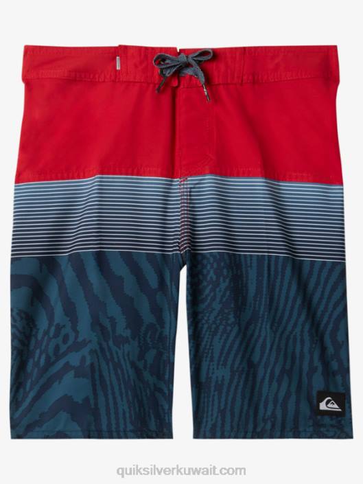8-16 لوحة كل يوم 17 شورت Quiksilver أولاد 68001904 أحمر شديد الخطورة