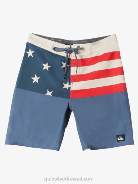 8-16 شورت يومي مقسم 17 Quiksilver أولاد 68001977 منتصف الليل البحرية