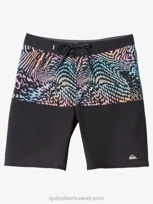 8-16 شورت يومي مقسم 17 Quiksilver أولاد 68001978 أسود