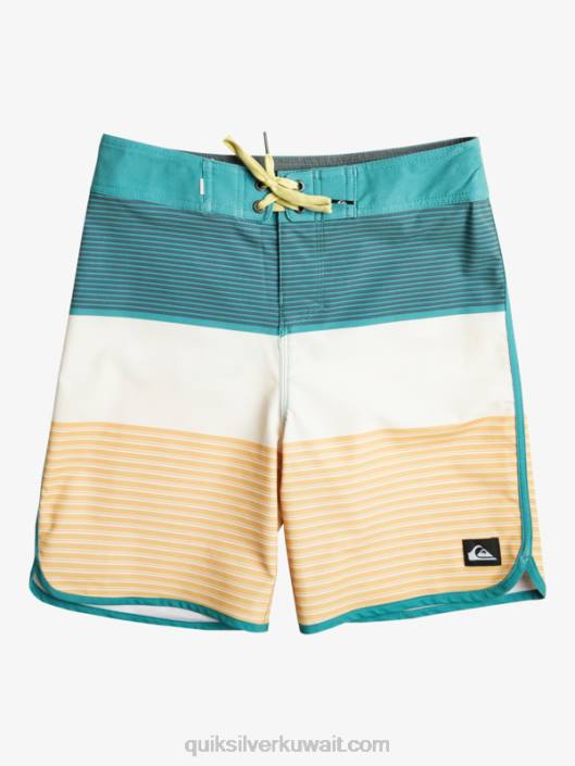8-16 شورت تيجوانا من حرير الأمواج 17 شورت Quiksilver أولاد 68001985 قمح