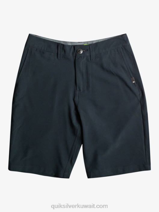 8-16 اتحاد المحيط 19 شورتًا برمائيًا Quiksilver أولاد 68001933 أسود