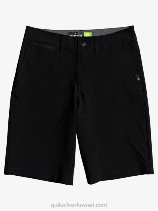8-16 يونيون برمائيات 19 شورت هجين Quiksilver أولاد 68002237 أسود