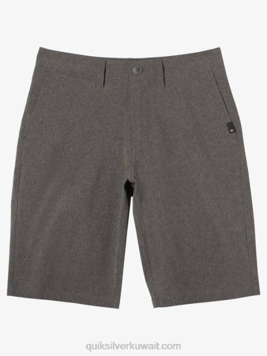 8-16 يونيون هيذر برمائيات 20 شورت Quiksilver أولاد 68002057 أسود
