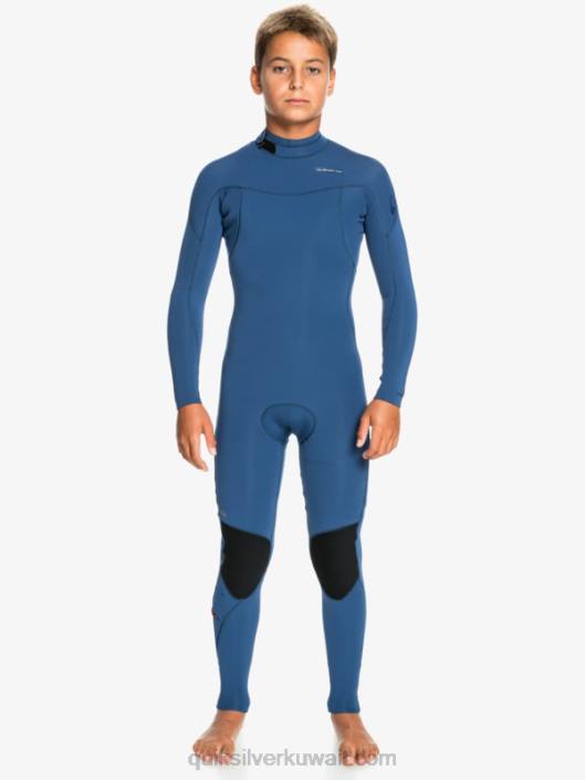 8-16 جلسات 4/3 مم بدلة كاملة l / sl Quiksilver أولاد 68002189 شارة زرقاء