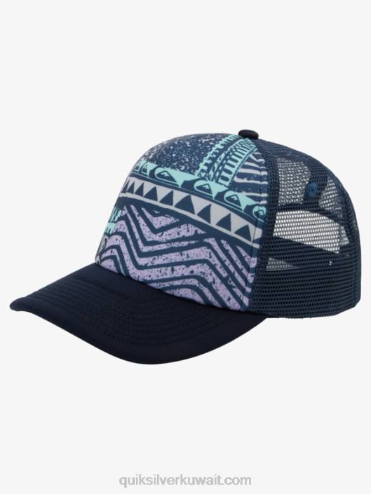 8-16 قبعة Buzzard Cooper Trucker Quiksilver أولاد 68002042 بوابة حديدية