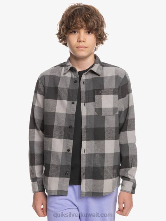 8-16 Motherfly قميص طويل الأكمام من الفانيلا Quiksilver أولاد 68002307 بوابة حديدية