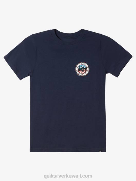 8-16 تي شيرت مرح صيفي Quiksilver أولاد 68001941 بليزر كحلي
